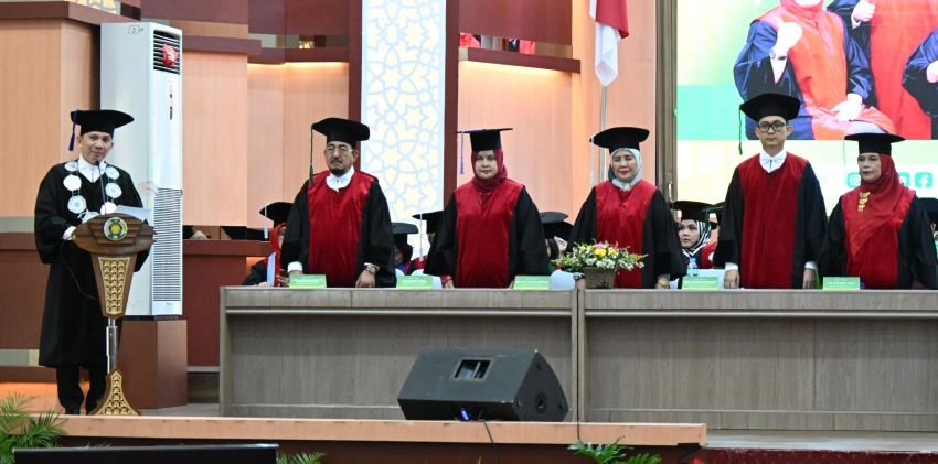 USU Tambah 5 Guru Besar Tetap, Rektor Prof Muryanto Berharap Profesor Lahirkan Riset Yang Berdampak