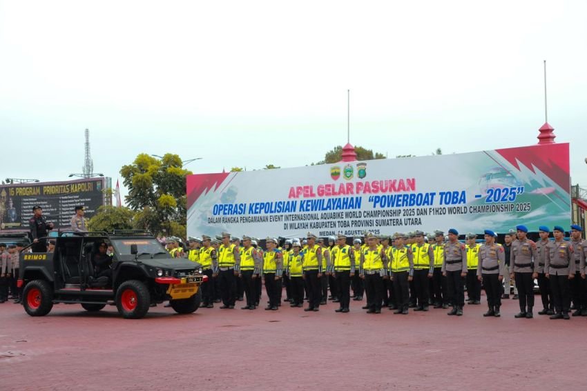 Powerboat Toba 2025 Digelar mulai 12 - 26 Agustus 2025, Diikuti 49 Negara