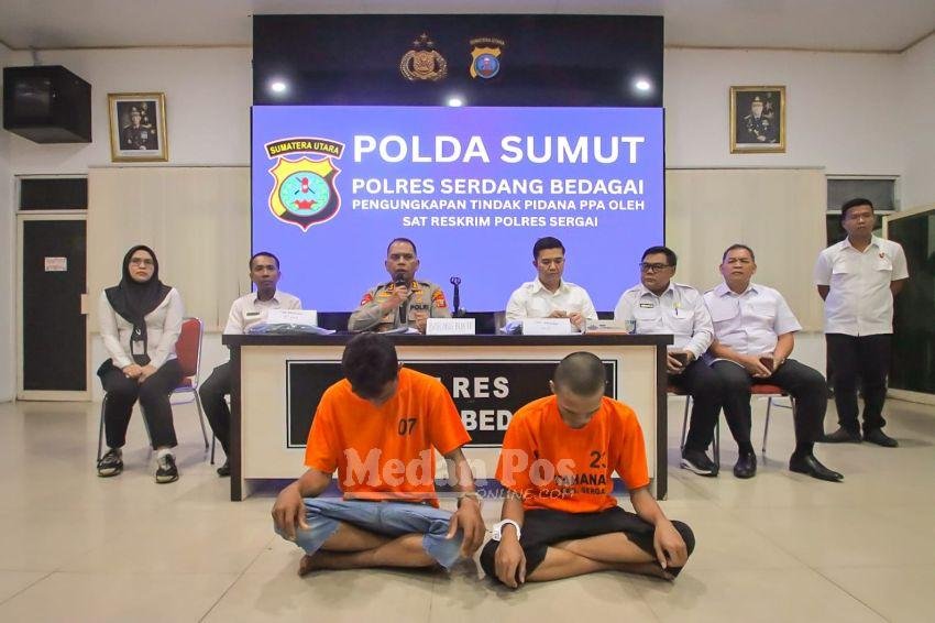 Polres Sergai Ungkap 2 Kasus Cabul, Pelaku Ditangkap-Sepupu dan Ayah Kandung Korban