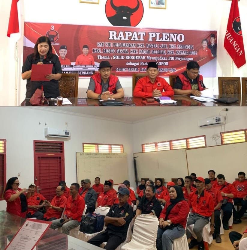 PDIP DS Bersama PAC Rapat Pleno Pengusulan Nama Ketua DPD Dan DPC