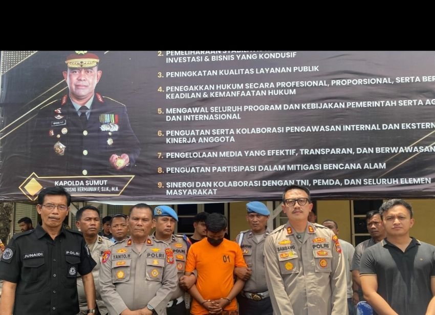 Tim Cobra Satreskrim Polres Binjai, Ungkap Pelaku Pembunuhan Di Kos-Kosan Kurang Dari 8 Jam