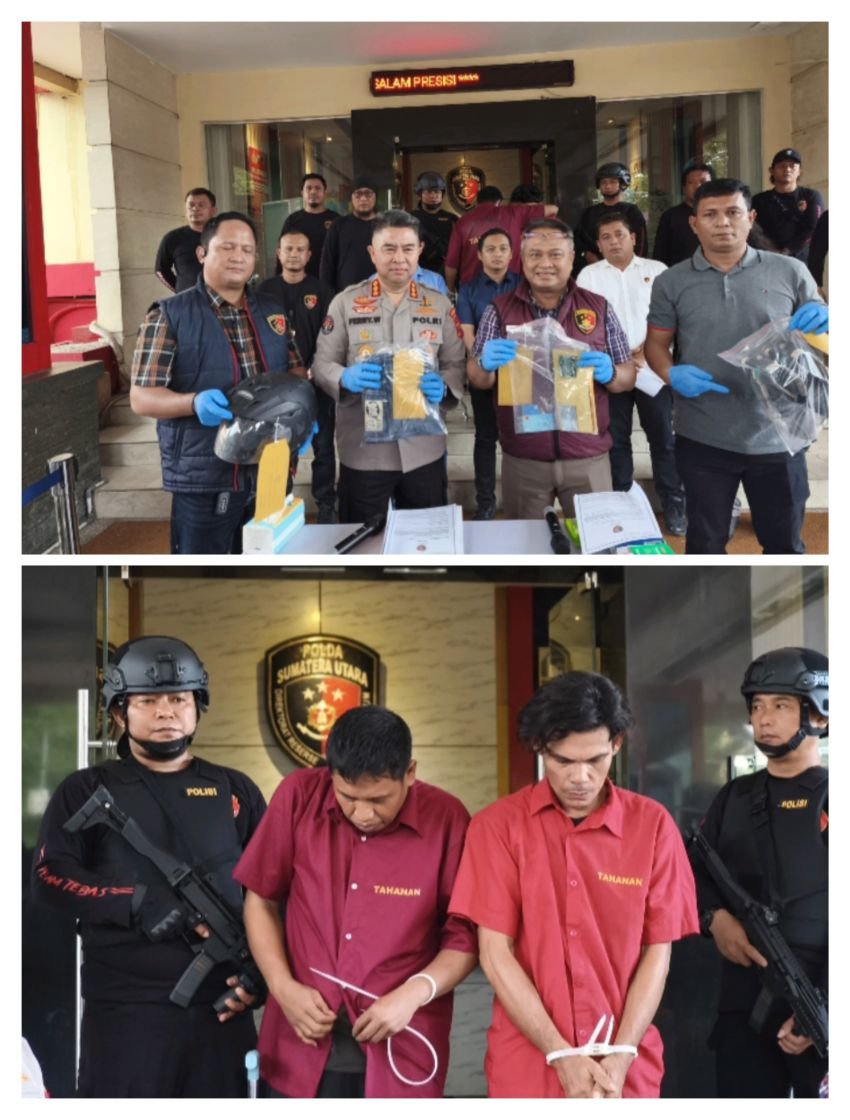 Polda Sumut Ungkap Pencuri Antar Propinsi, Modus Ganjal ATM Rp.706 Juta Digasak