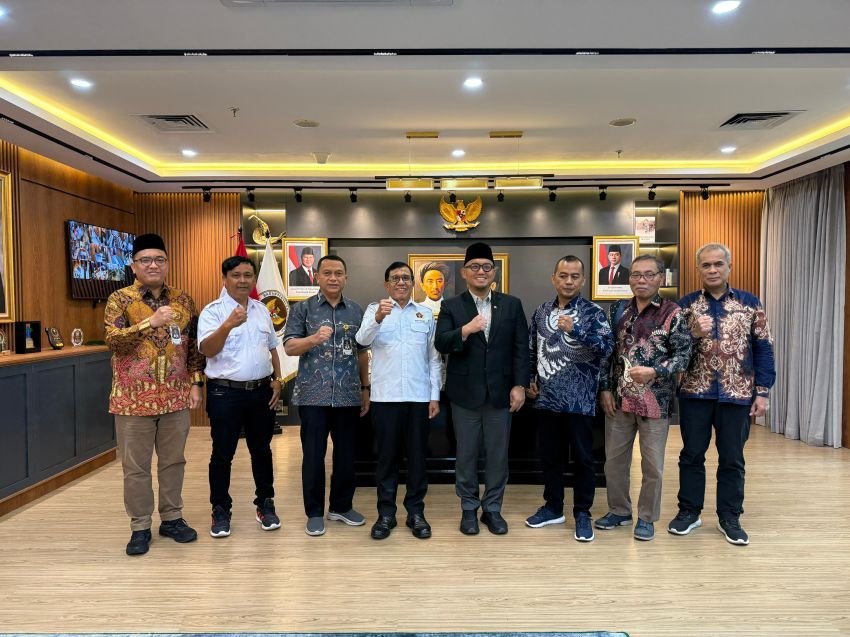PWI Pusat  Audiensi dengan BP Haji, Guna Tingkatkan Hubungan Kerjasama Yang Baik