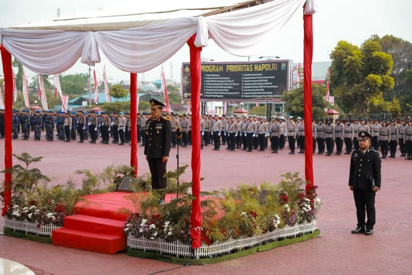 Wakapolda Sumut Irup Upacara Peringatan HUT ke 80 RI