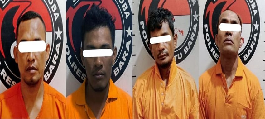 Polres Batu Bara Ringkus Empat Pengedar dan Pengguna Narkoba