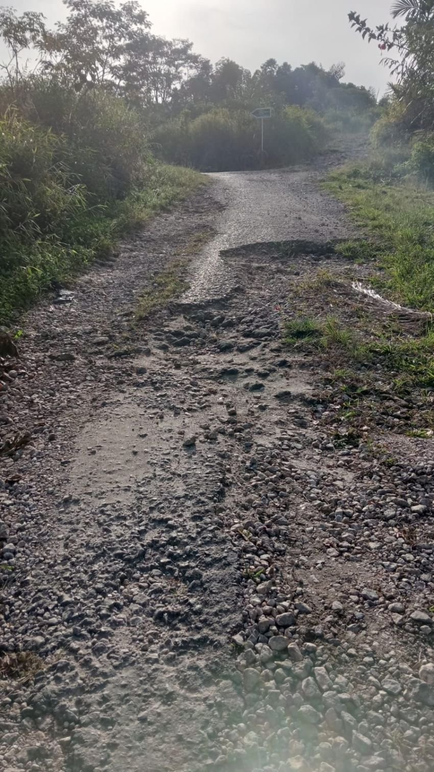 Akses Jalan Menuju Desa Prongil & Objek Wisata Air Terjun Lae Simbilulu Memprihatinkan