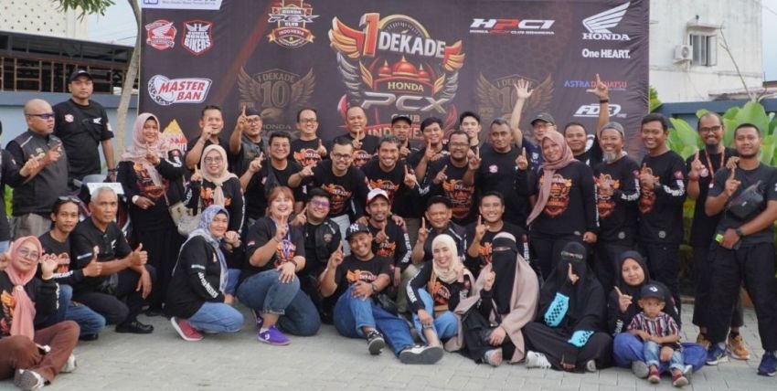 Perayaan 1 Dekade Honda PCX Indonesia Berlangsung Meriah