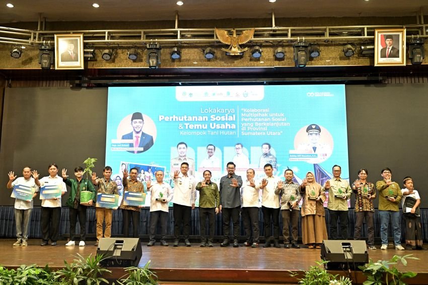 Kementrian LHK SudahTerbitkan 113.000 Ha SK Perhutanan Sosial di Sumut