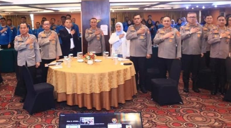 Div Humas Polri Gelar Anev dan Bintal Kepada 653 Personil