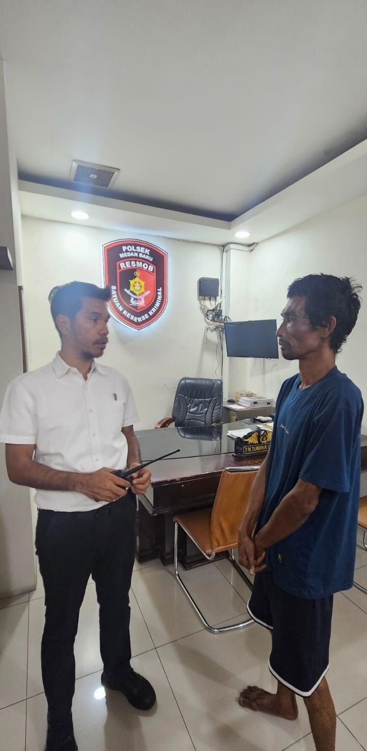 Modus Beli Tiket Wahana Dengan Uang Palsu, Pria Ini Ditangkap Polsek Medan Baru