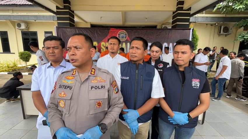 Polres Sergai Tangkap Marnangkok Sitanggang Pelaku Pengeroyokan-Pemilik Senapan Angin dan Sajam