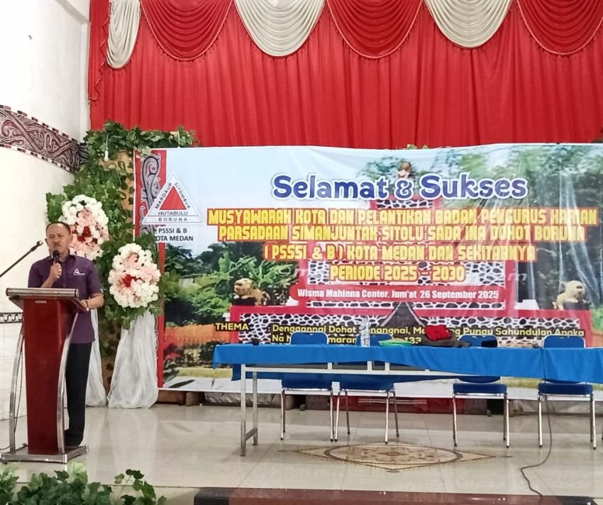 Anggota DPR RI Maruli Siahaan Hadiri Muskot dan Pelantikan BPH PSSSI & B Kota Medan