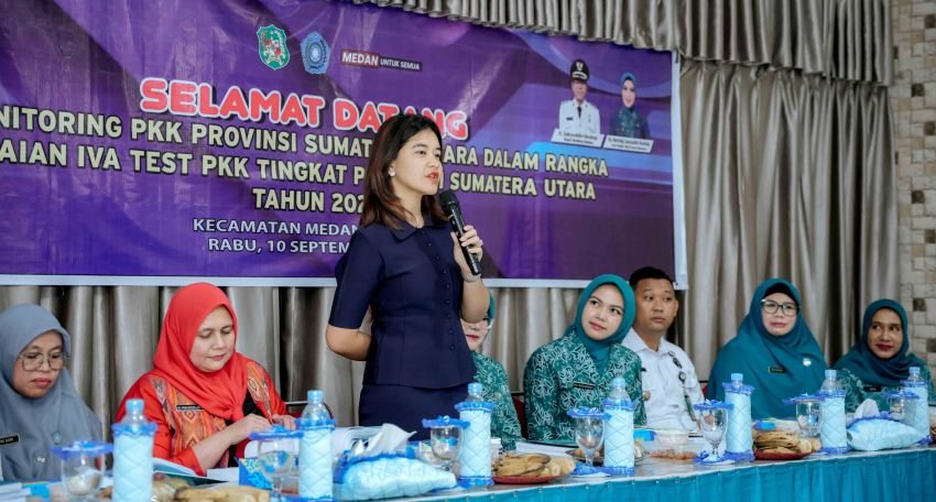 Kahiyang Ayu Apresiasi Inovasi PKK Medan Maimun, Dorong Perempuan Lakukan IVA Test