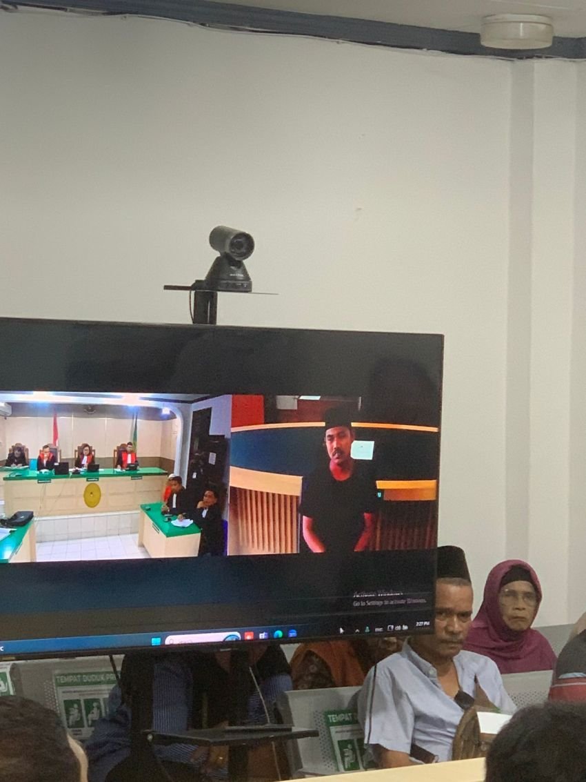 PN Tanjung Balai Gelar Sidang Rahmadi, Kocak Lonso Bantah Kenal Nunung