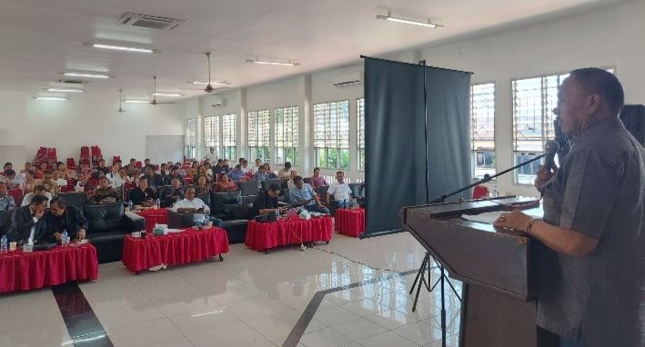 Para Pendeta dan Pelayan Gereja HKBP Distrik X Medan Aceh Dapat Siraman Empat Pilar Kebangsaan Dari Anggota MPR/DPR RI Maruli Siahaan