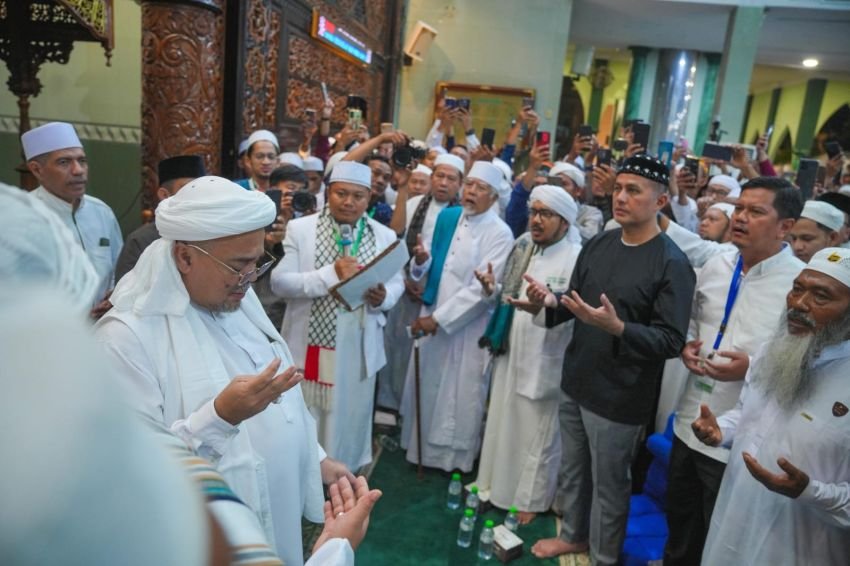 Musa Rajekshah Ajak Jamaah Tabligh Akbar Bersama Habib Rizieq Shihab Doakan Presiden Prabowo di Masjid Al-Musannif