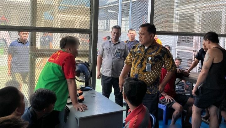 Kalapas Pancur Batu Kontrol Blok Hunian
