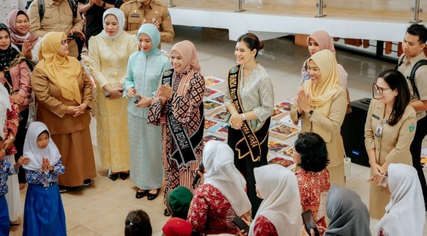 Kahiyang Ayu Ajak Anak-Anak Cintai Budaya Lewat Lomba Membatik di Sergai