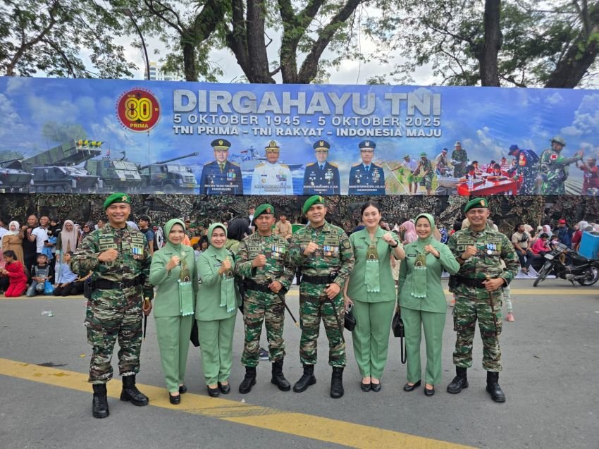 Dandim 0208 Asahan Bersama Forkopimda Ikuti Upacara Peringatan HUT ke-80 TNI