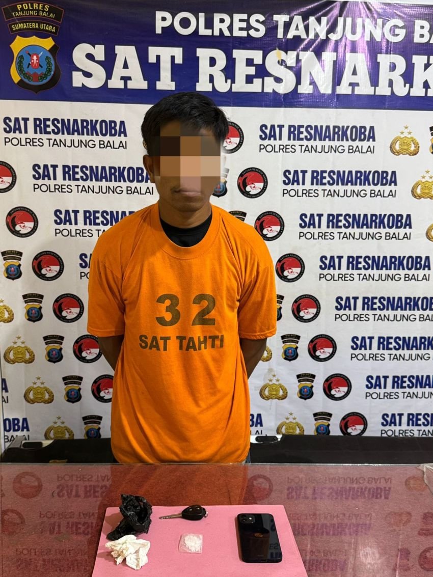 Kejar Kejaran, Polres Tanjungbalai Amankan Mobil Diduga Membawa Sabu