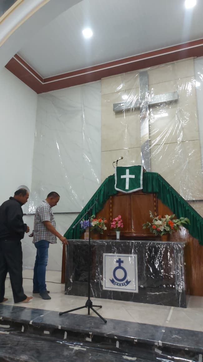 Dr Maruli Siahaan SH.MH Tinjau Progres Pembangunan HKBP Bahalimbalo Taput