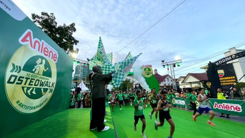Anlene Ajak Warga Medan Ikuti OsteoWalk 10.000 Langkah Data Terbaru 2025: