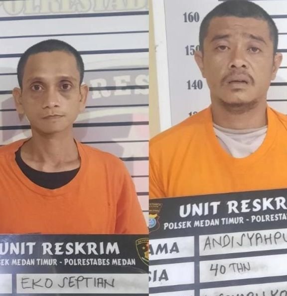 Dua Pencuri Kabel Ditangkap : Barang Curian Dijual ke Botot Jalan Perguruan