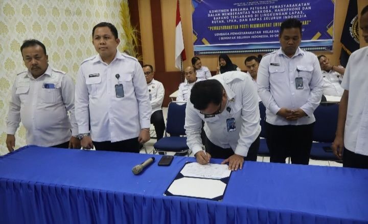 Lapas Pancur Batu Ikuti Komitmen Bersama Jajaran Pemasyarakatan