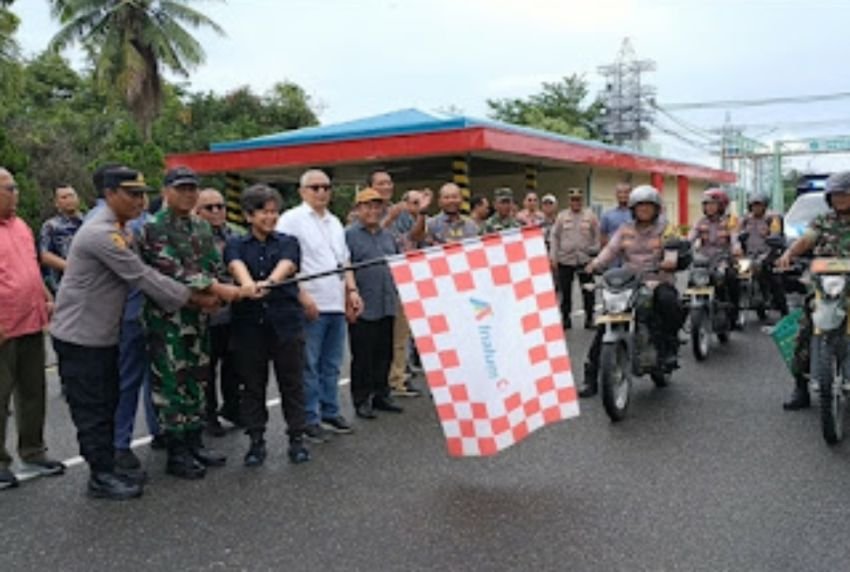 Dihadiri Dirut INALUM Gandeng TNI-Polri Gelar Pasar Murah Dilingkungan Pabrik .1200 Paket dan .Migor Ludes .