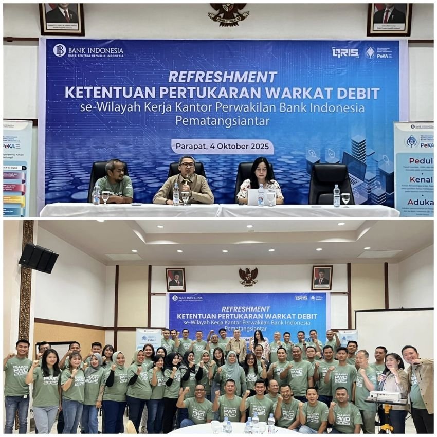 Bank Indonesia Gelar Refreshment PWD se-Wilayah Kerja Pematangsiantar, Kisaran, dan Rantauprapat