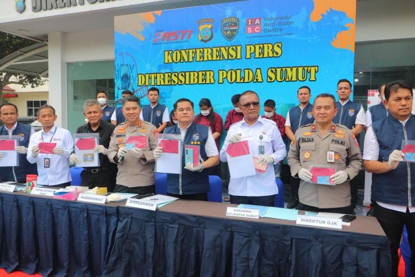 Satgas PASTI Bersama Polda Sumut Tangkap Pelaku Penipuan&nbsp;