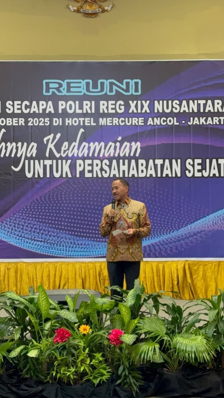 Hadiri Reuni Alumni Secapa Polri Reg XIX Nusantara di Jakarta, Kombes Pol (Purn) Dr Maruli Siahaan SH.MH: Jaga Nama Baik Istitusi
