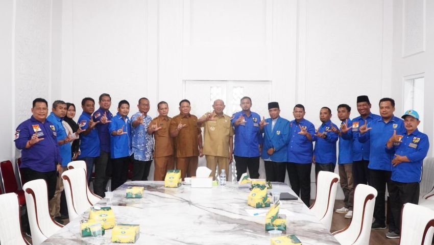 Syah Afandin Sambut Audiensi KNPI Langkat, Tekankan Musda Tanpa Dualisme