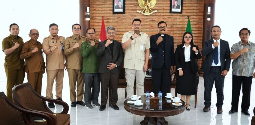 Terima Panitia Sinode HKI ke-65, Bobby Nasution Ajak Doakan Sumut