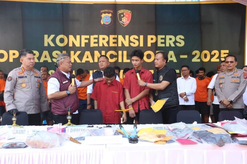 Sudah 7 Kali Beraksi, Jahtanras Poldasu Tangkap 2 Begal Bacok Pegawai Imigrasi