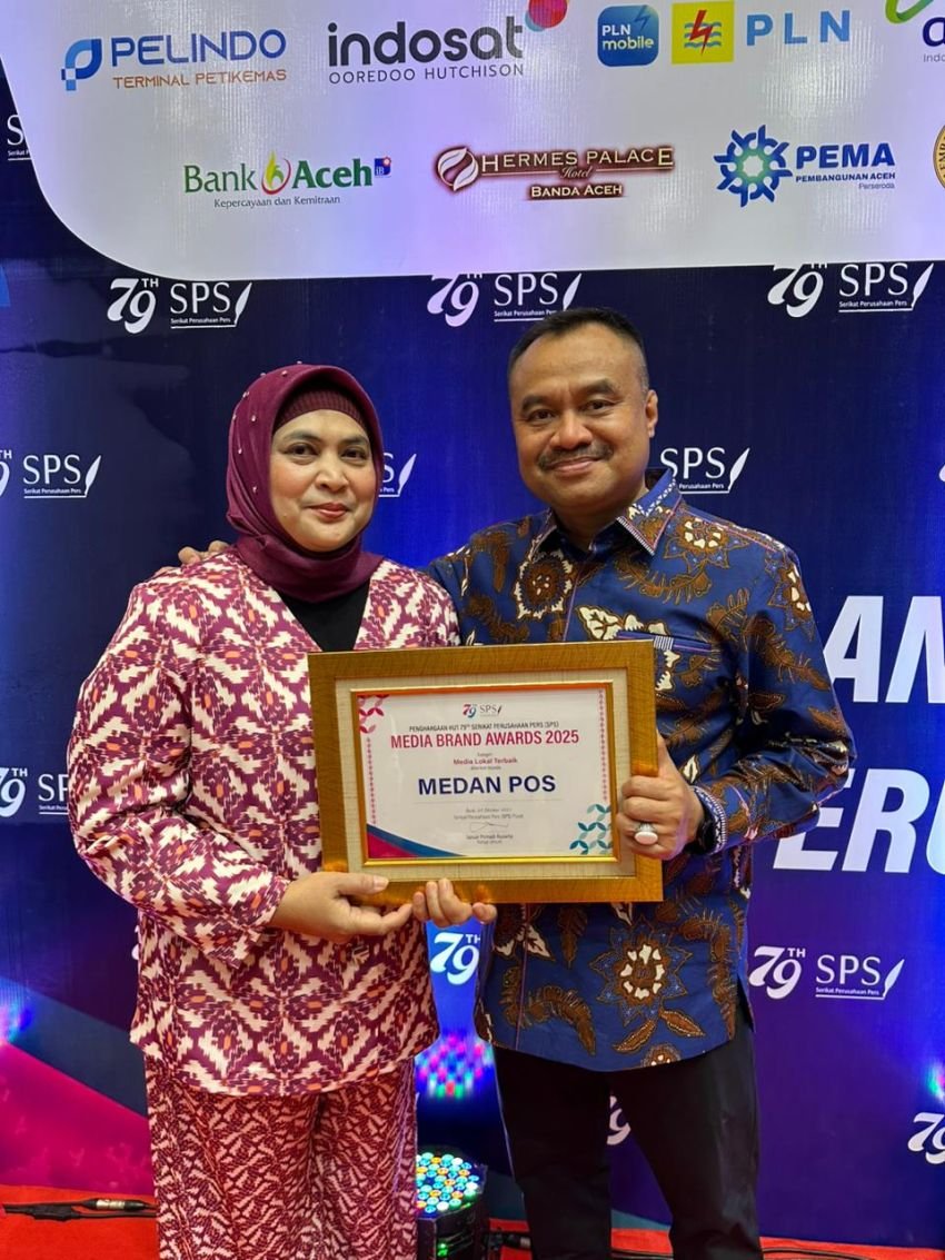 Medan Pos Dapat Penghargaan Media Lokal Terbaik