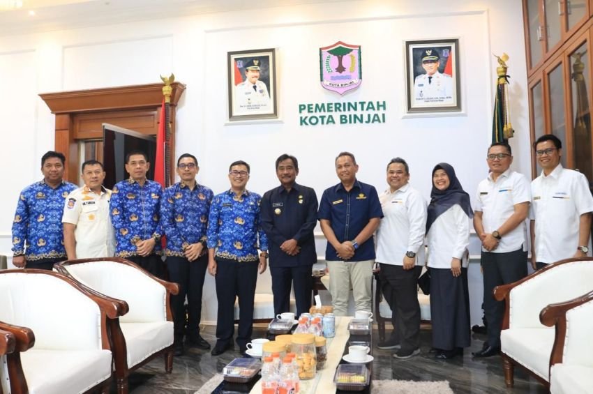 Walikota Binjai Menerima Perwakilan Direktorat Pajak