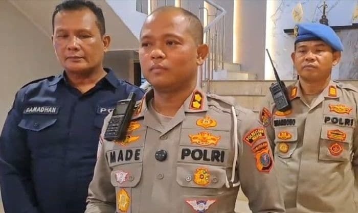 HUT TNI ke 80, Sat Lantas Polrestabes Medan Rekayasa Lalu Lintas Seputaran Lapangan Merdeka