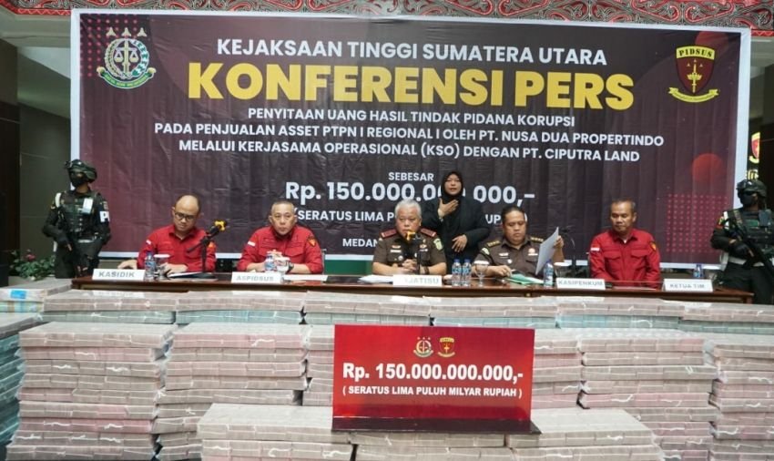 Kasus Penjualan Aset PTPN I, Kejati Sumut Amankan Rp 150 Miliar dari PT DMKR