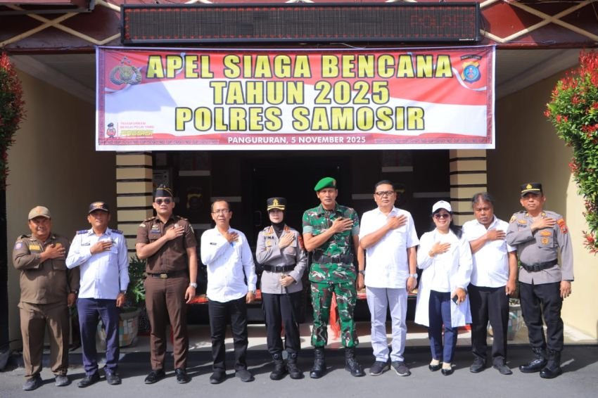 Puncak Musim Hujan Diperkirakan November 2025 - Januari 2026, Forkopimda Samosir Siap Tanggap Darurat Bencana Hidrometeorologi