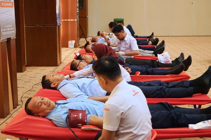 64 Tahun Bank Sumut,  Gelar Donor Darah untuk Sesama