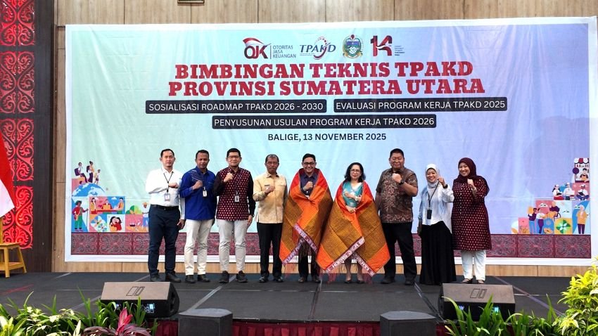 OJK Sumut Gelar Bimtek dan Sosialisasi Roadmap TPKAD 2026 - 2030