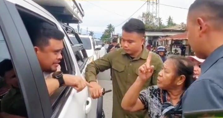Omak Omak Hadang Gubsu dan Bupati Batu Bara, Pertanyakan Alih Fungsi Pasar Onan Bulan Bulan