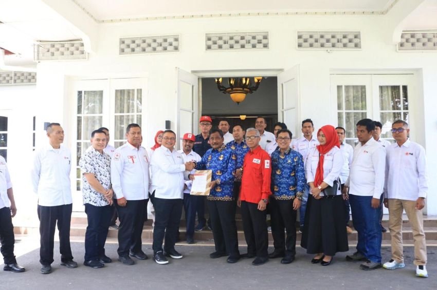 Walikota Binjai Terima Pengurus PMI