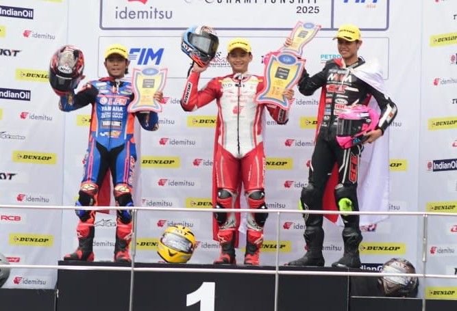 Pebalap Astra Honda Raih 3 Podium ARRC Malaysia