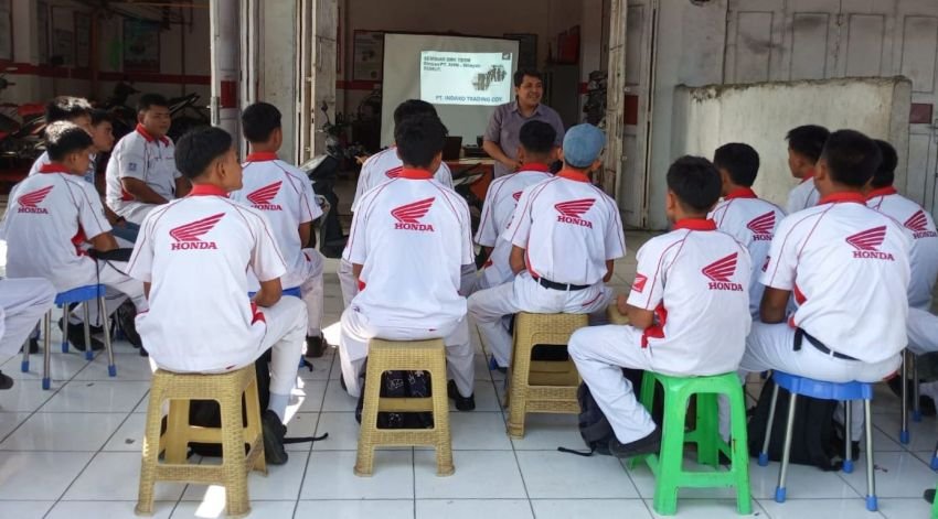 Honda Perkuat Edukasi Teknologi Dunia Vokasi di Kisaran