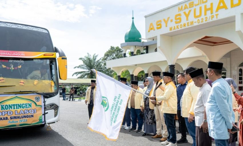 Bupati Berangkatkan Kontingen LASQI ke Tingkat Provinsi