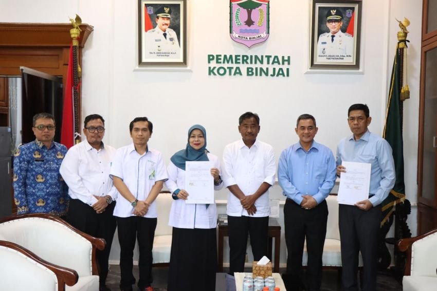 Wali Kota Binjai Tandatangani MoU dengan BPJS Ketenagakerjaan untuk Perlindungan Pekerja Rentan