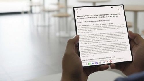 Riset Bisnis Cepat dan Akurat dengan Gemini Deep Research di Galaxy Z Fold7