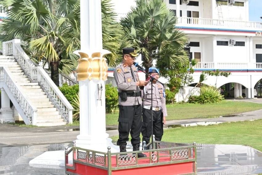 Polres Labusel Gelar Apel Operasi Zebra Toba 2025, Tegaskan Profesionalisme dan Humanisme di Jalan Raya